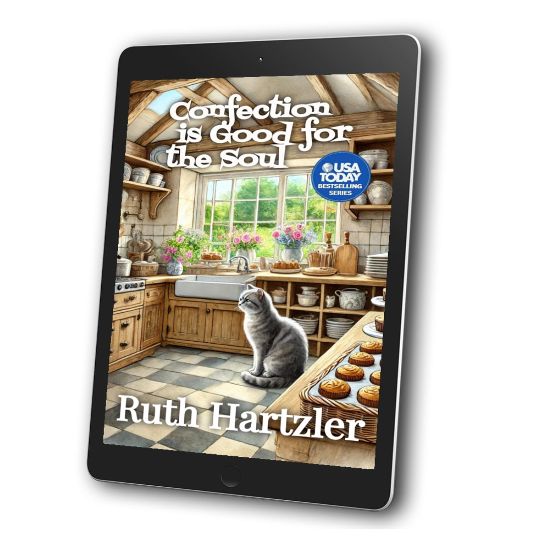 Confection is Good for the Soul EBOOK cozy mystery with a cat