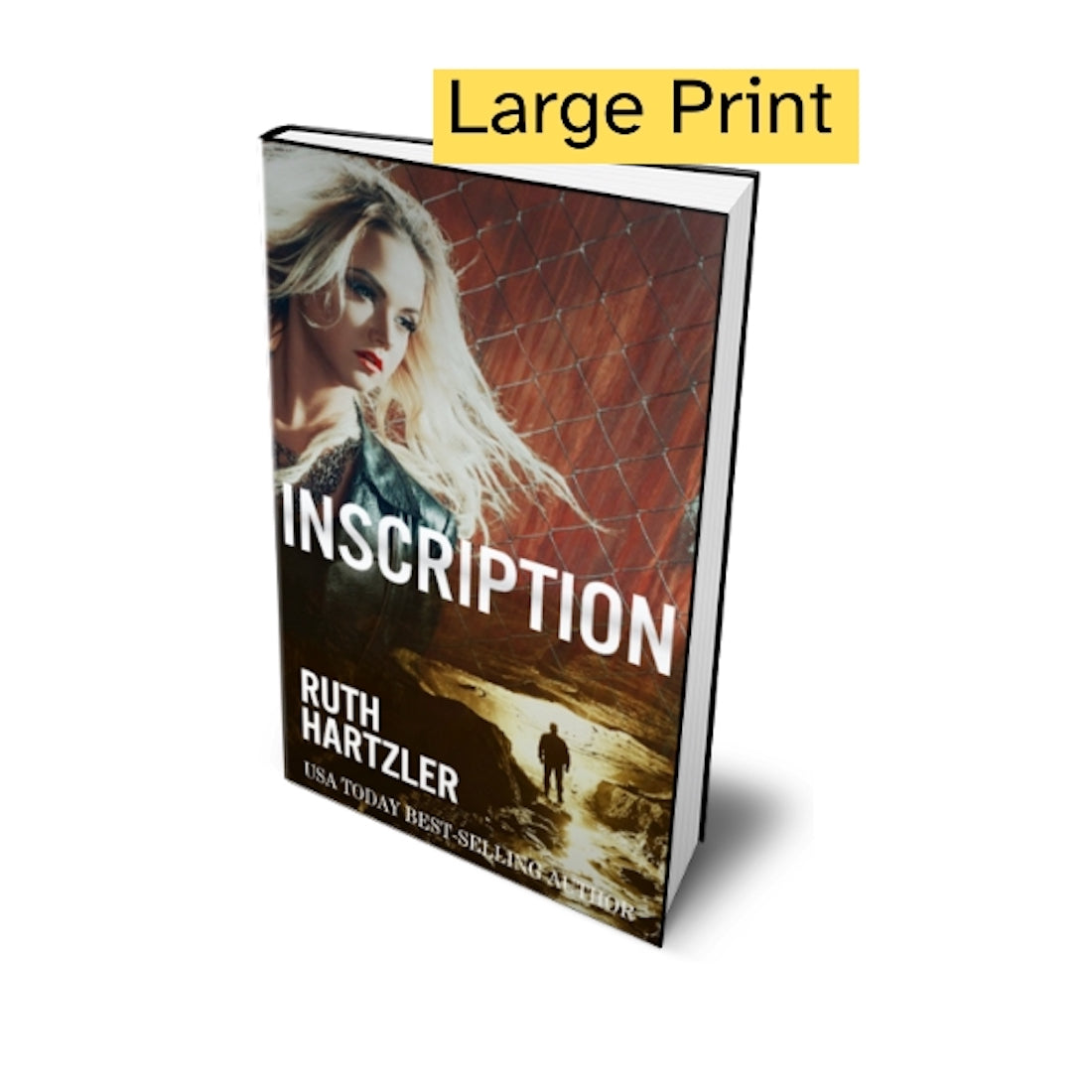 Inscription Large Print PAPERBACK by ruth hartzler archeological adventure