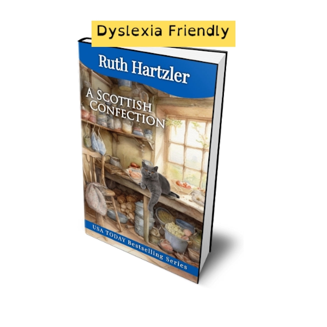 A Scottish Confection Dyslexia Friendly cozy mystery by ruth hartzler