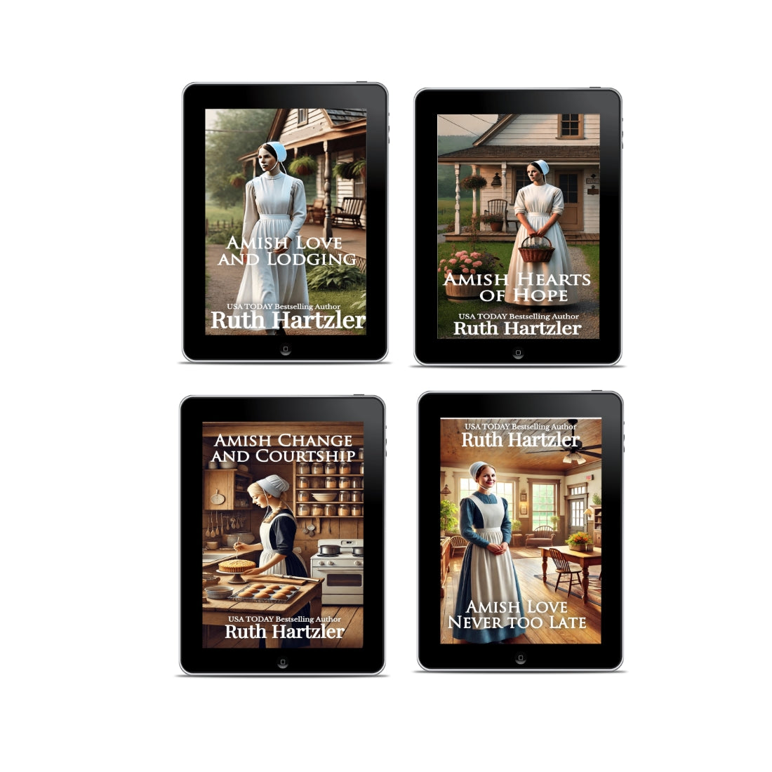 Amish Hearts and Homesteads and romantic suspense ebook bundle
