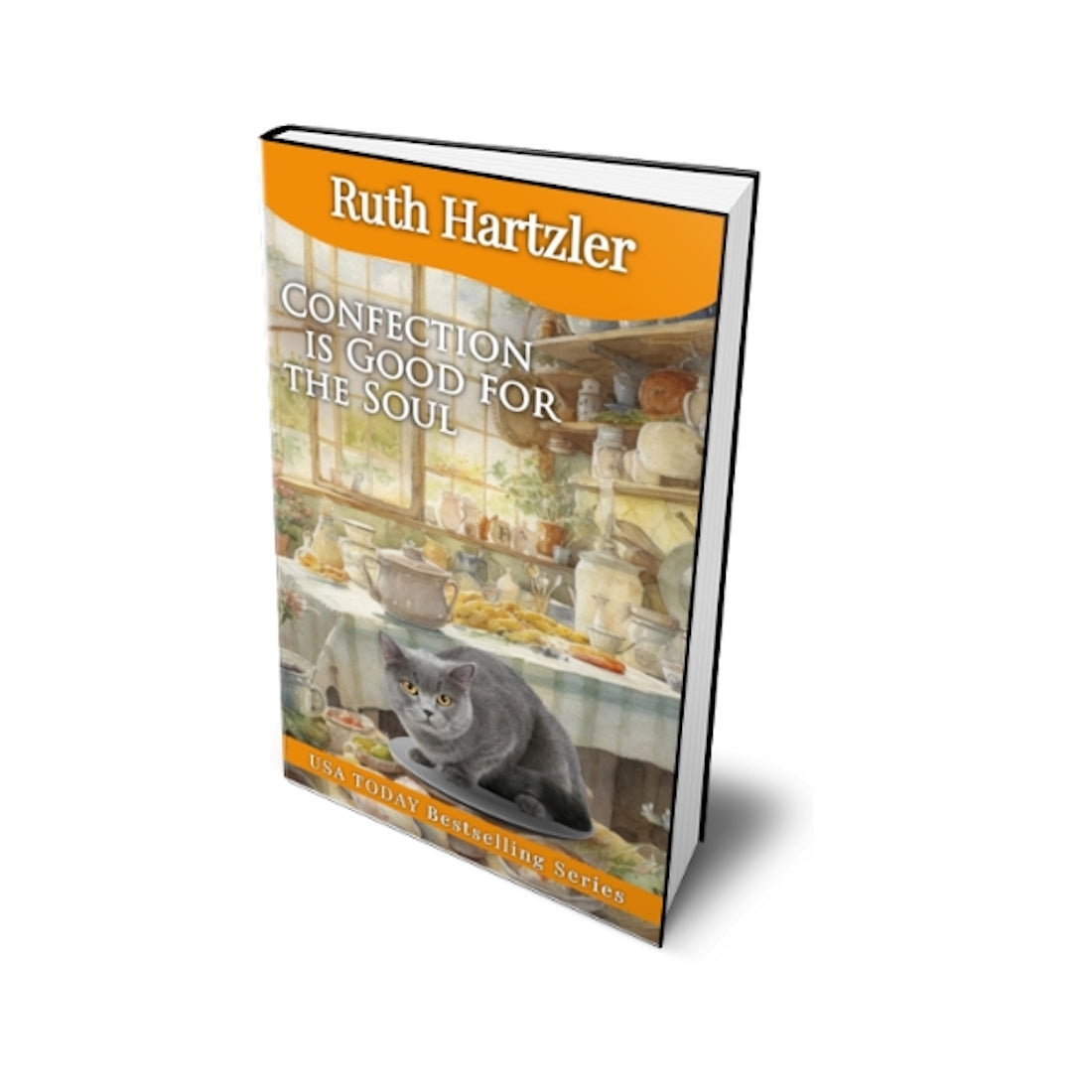 Confection is Good for the Soul PAPERBACK cozy mystery ruth hartzler