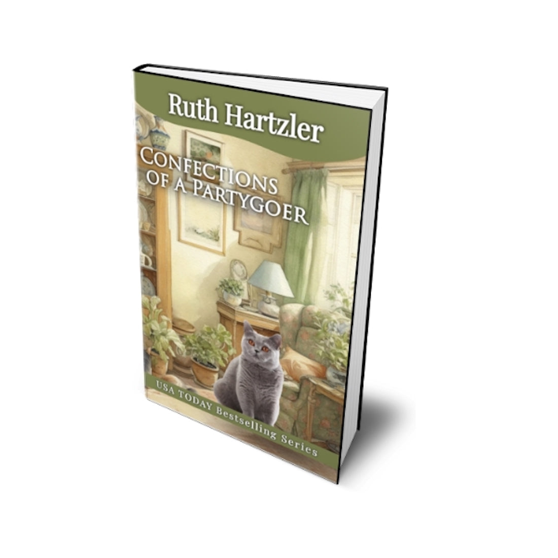 Confections of a Partygoer PAPERBACK cozy mystery ruth hartzler
