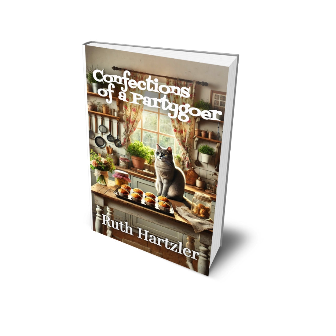 Confections of a Partygoer PAPERBACK cat cozy mystery