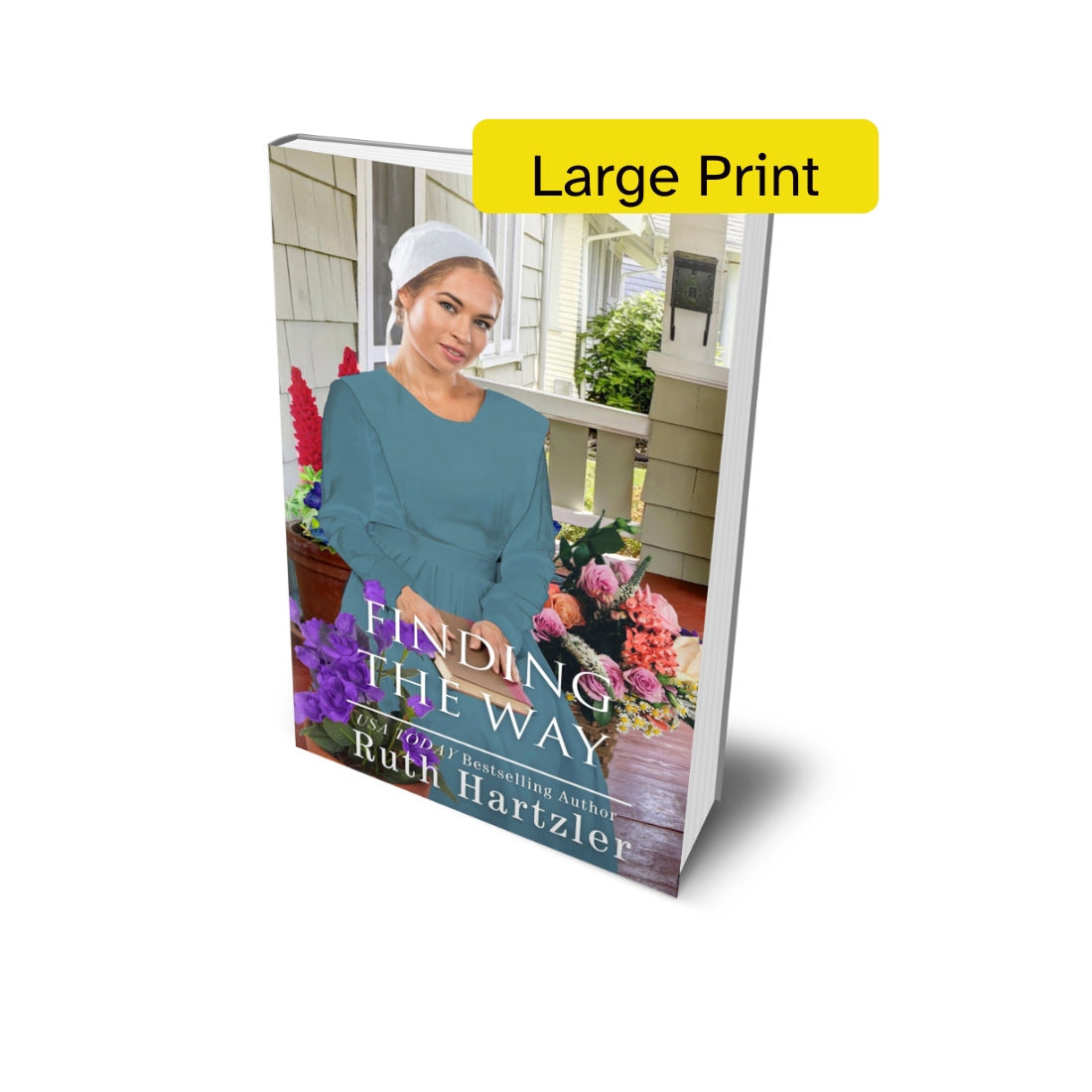 Finding the Way Large Print paperback amish romance ruth hartzler