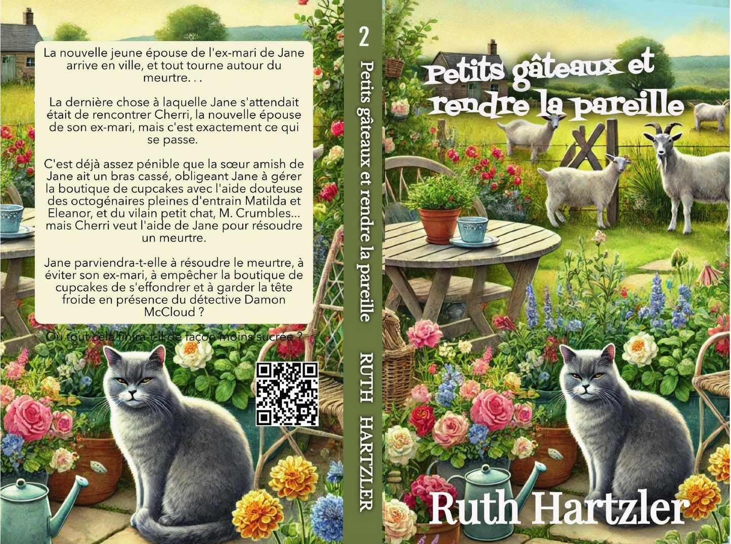 Petits gâteaux et rendre la pareille cosy mystery avec une chat livre 2