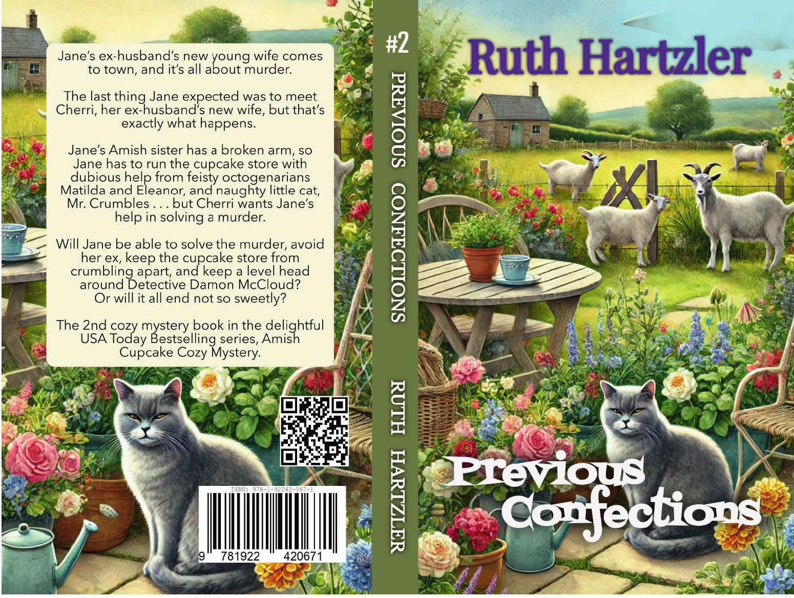 Previous Confections PAPERBACK cozy mystery 