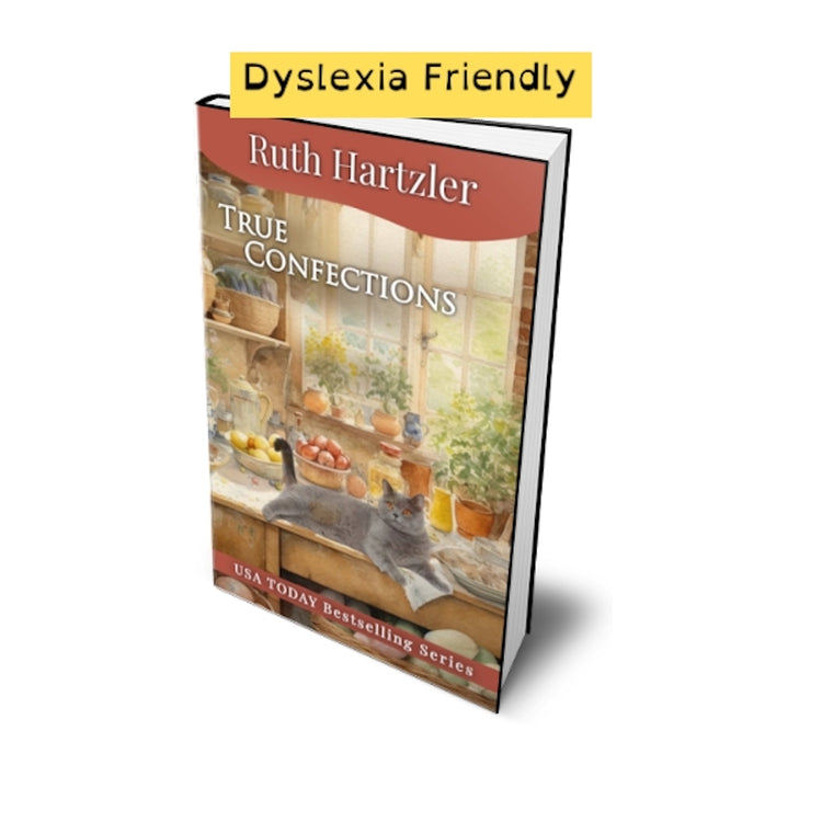 True Confections Dyslexia Friendly cozy mystery ruth hartzler
