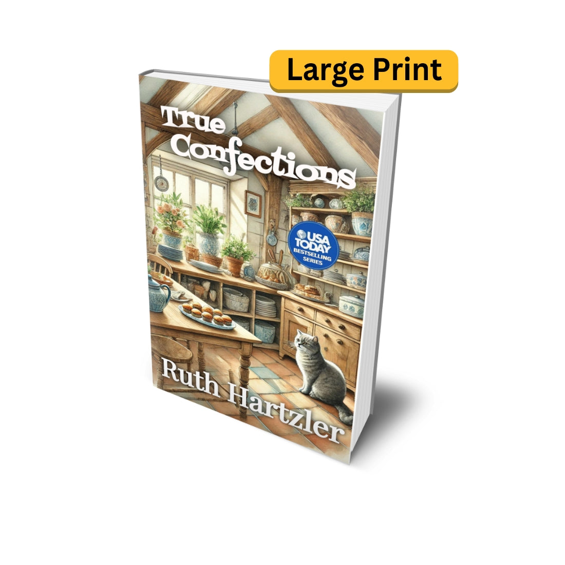 True Confections Large Print PAPERBACK cozy mystery